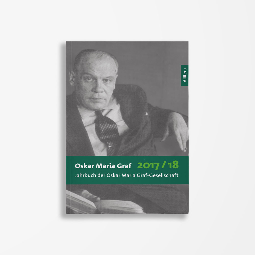 Buchcover Jahrbuch der Oskar Maria Graf-Gesellschaft 2017 / 18