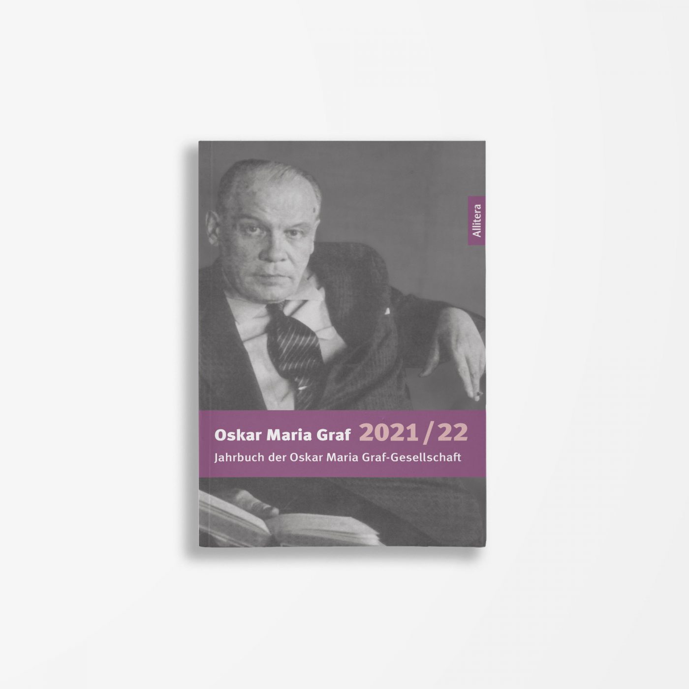 Cover Oskar Maria Graf Jahrbuch 2021/22 Waldemar Fromm Laura Mokrohs